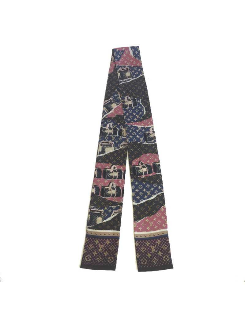Twilly LOUIS VUITTON en soie motif LV