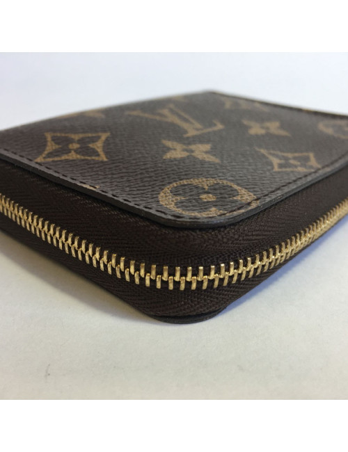  LOUIS VUITTON "Zippy" wallet in brown monogram canvas