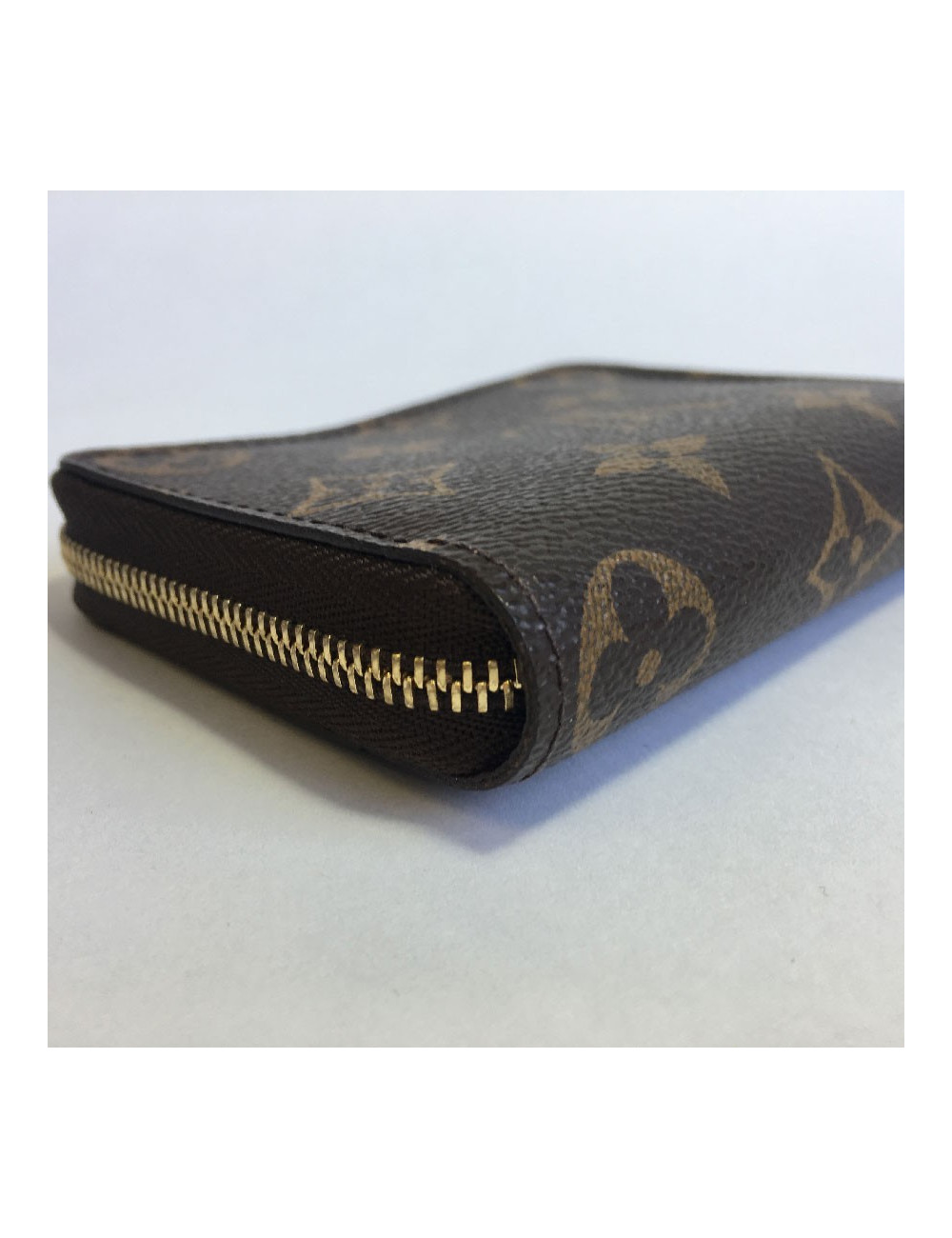  LOUIS VUITTON "Zippy" wallet in brown monogram canvas