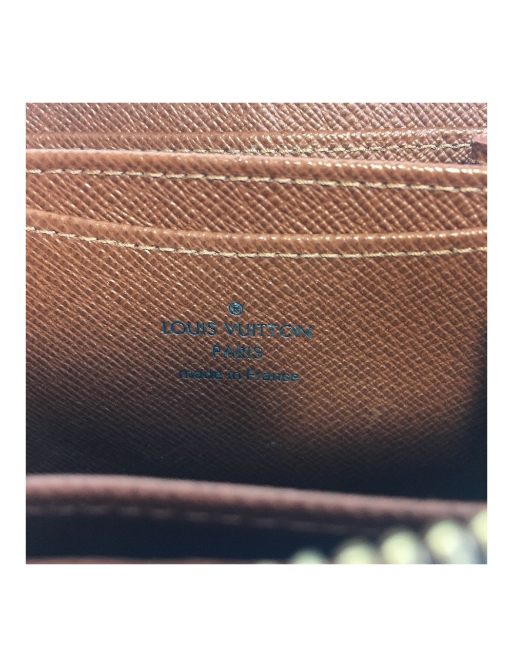 Porte-monnaie "Zippy" LOUIS VUITTON en toile monogram marron