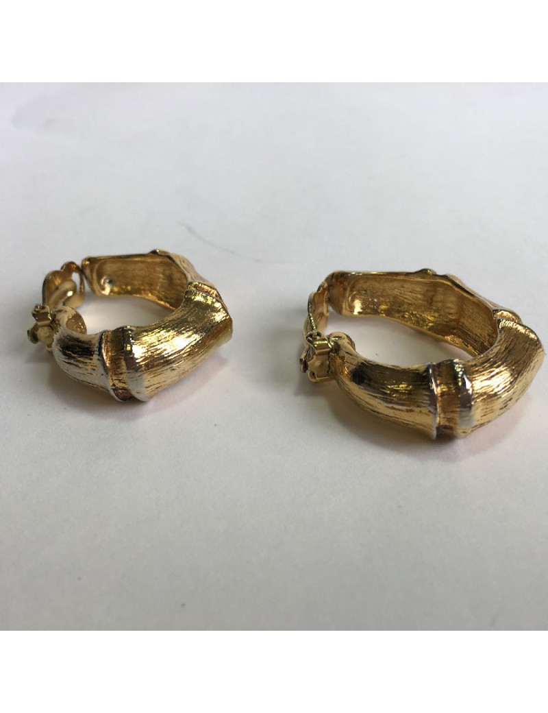 Boucles d'oreille clips YSL YVES SAINT LAURENT