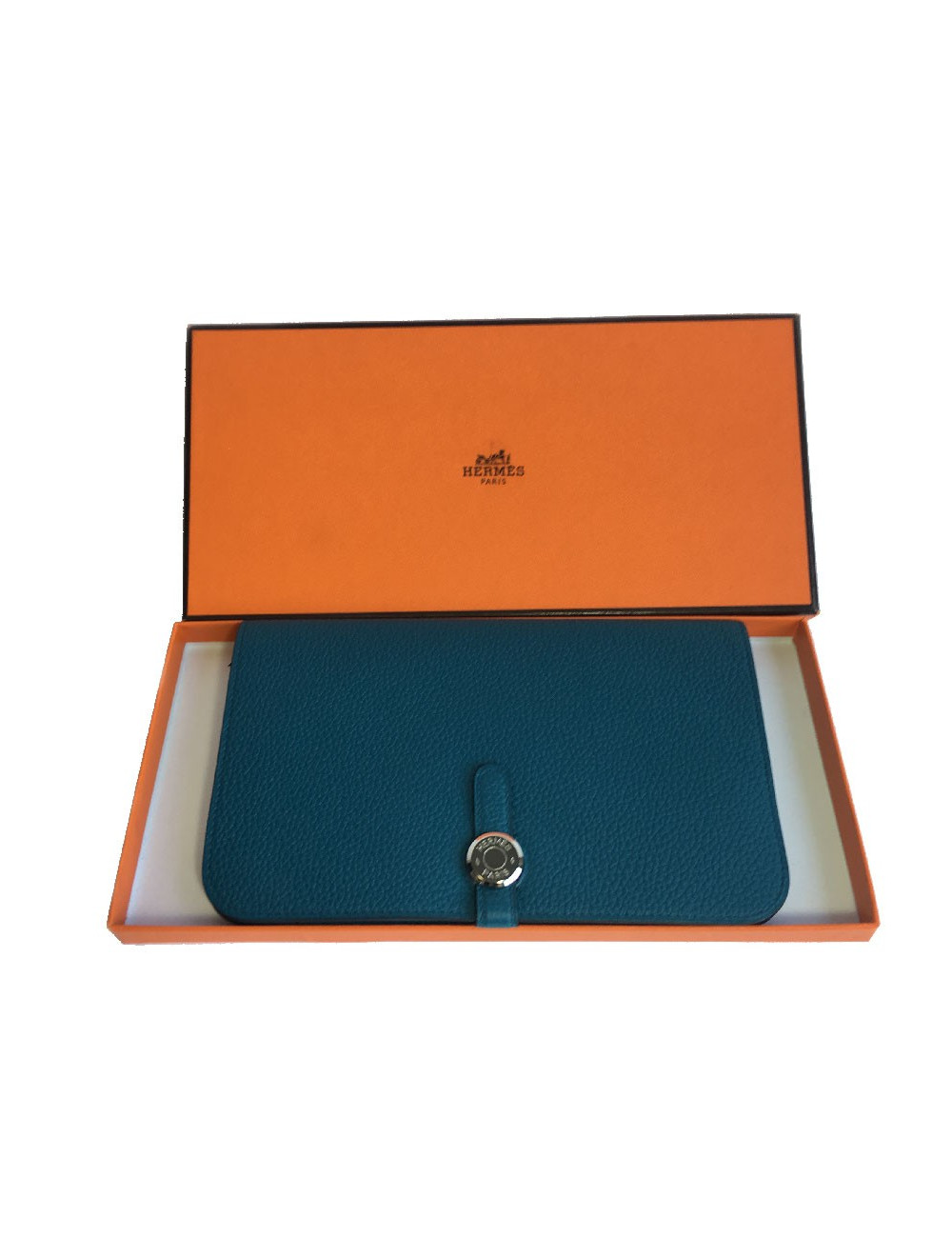Portefeuille Bearn HERMES cuir togo 