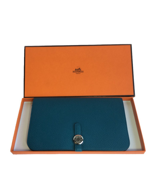Portefeuille Bearn HERMES cuir togo 