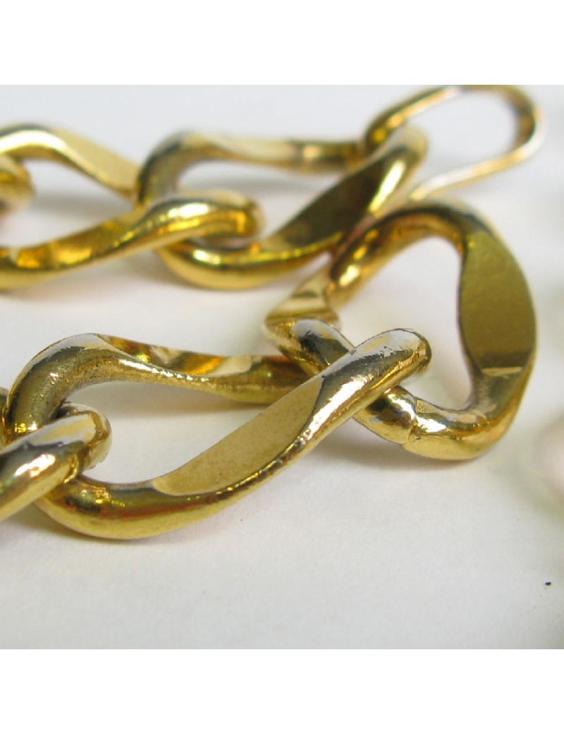 CHANEL belt in gold mesh chain vintage