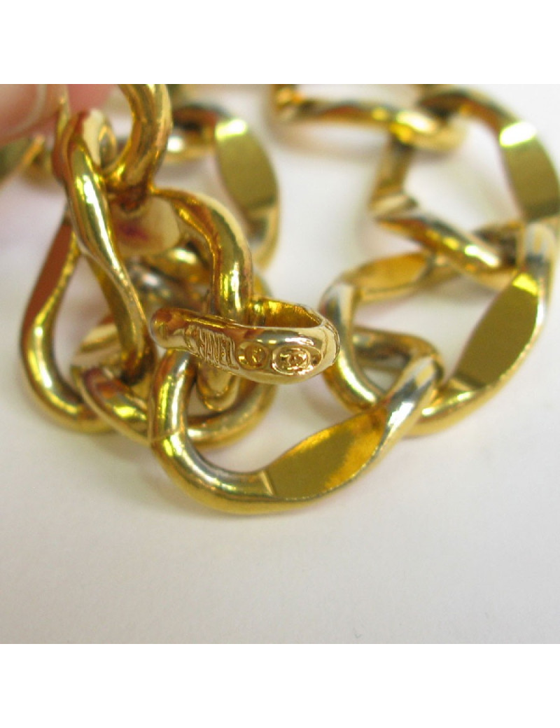 CHANEL belt in gold mesh chain vintage