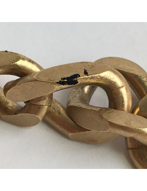 Ceinture sautoir CHANEL chaînes dorés et perles