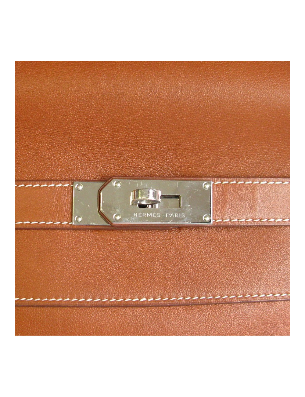 HERMÈS Kelly Relax bag in fawn sikkim smooth leather