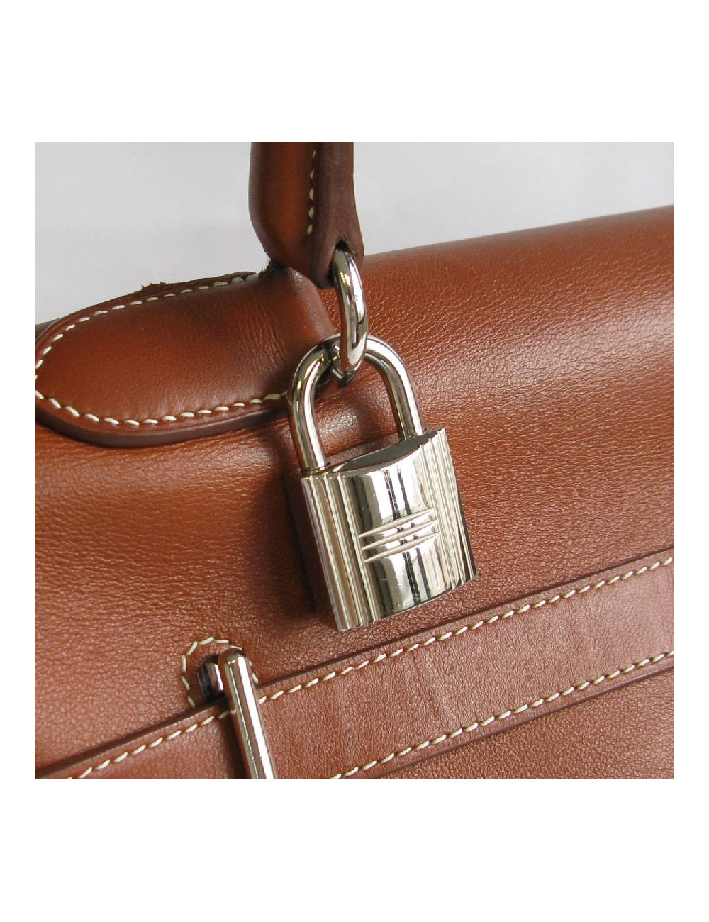 HERMÈS Kelly Relax bag in fawn sikkim smooth leather