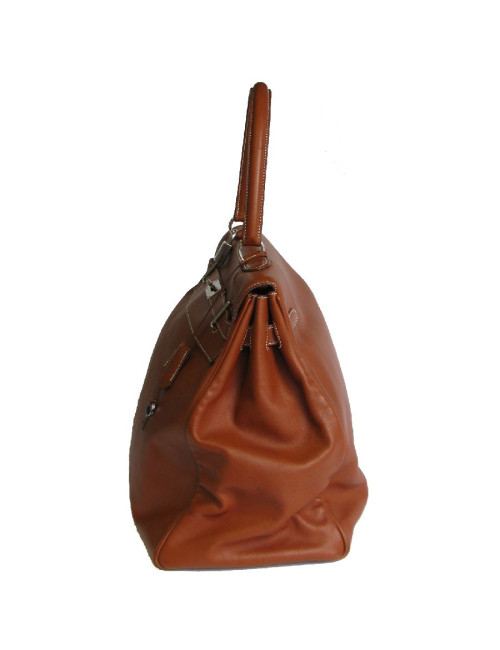 HERMÈS Kelly Relax bag in fawn sikkim smooth leather