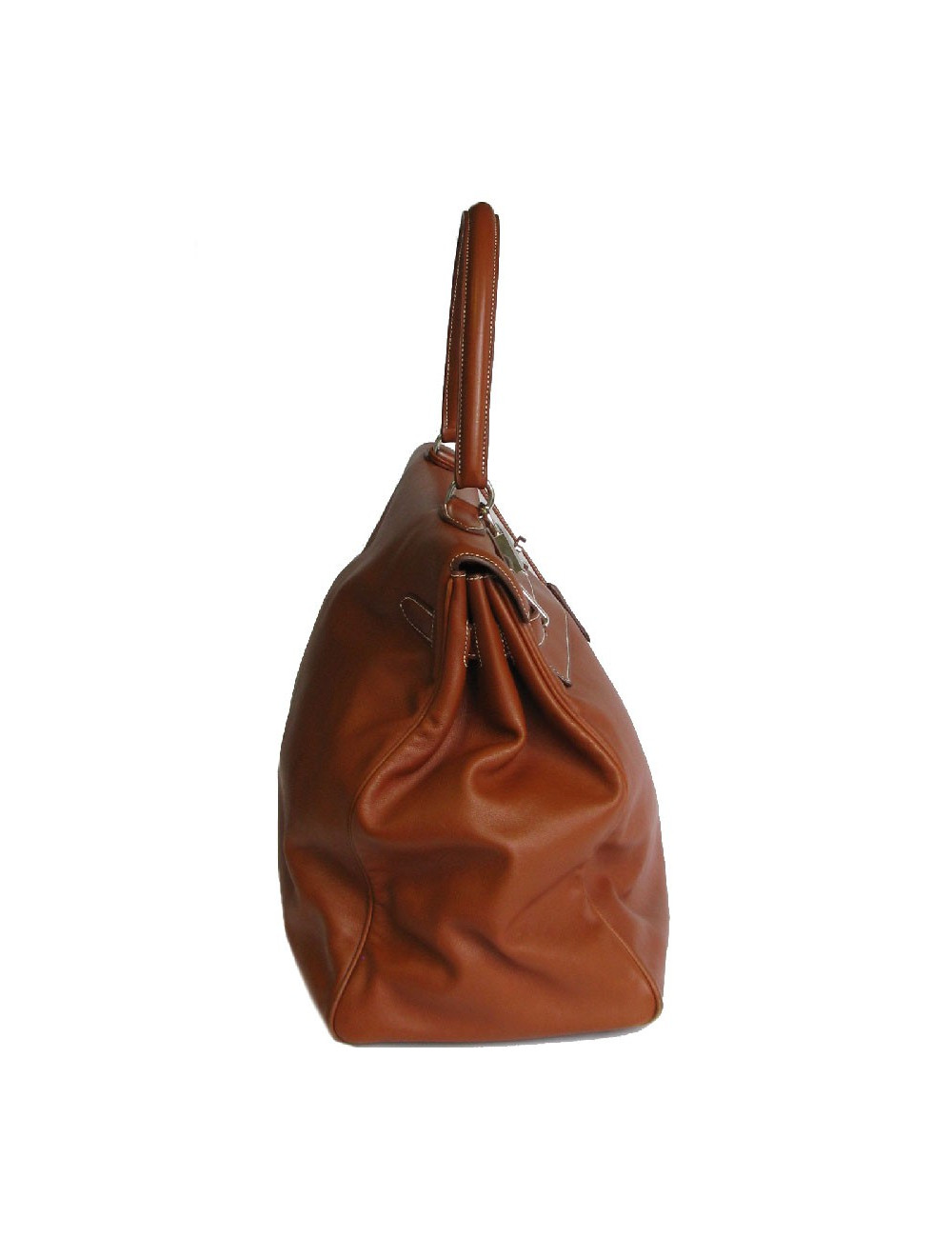 HERMÈS Kelly Relax bag in fawn sikkim smooth leather