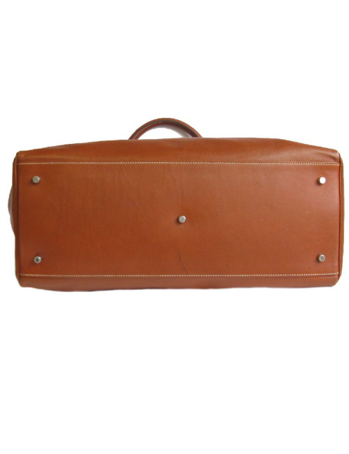 HERMÈS Kelly Relax bag in fawn sikkim smooth leather