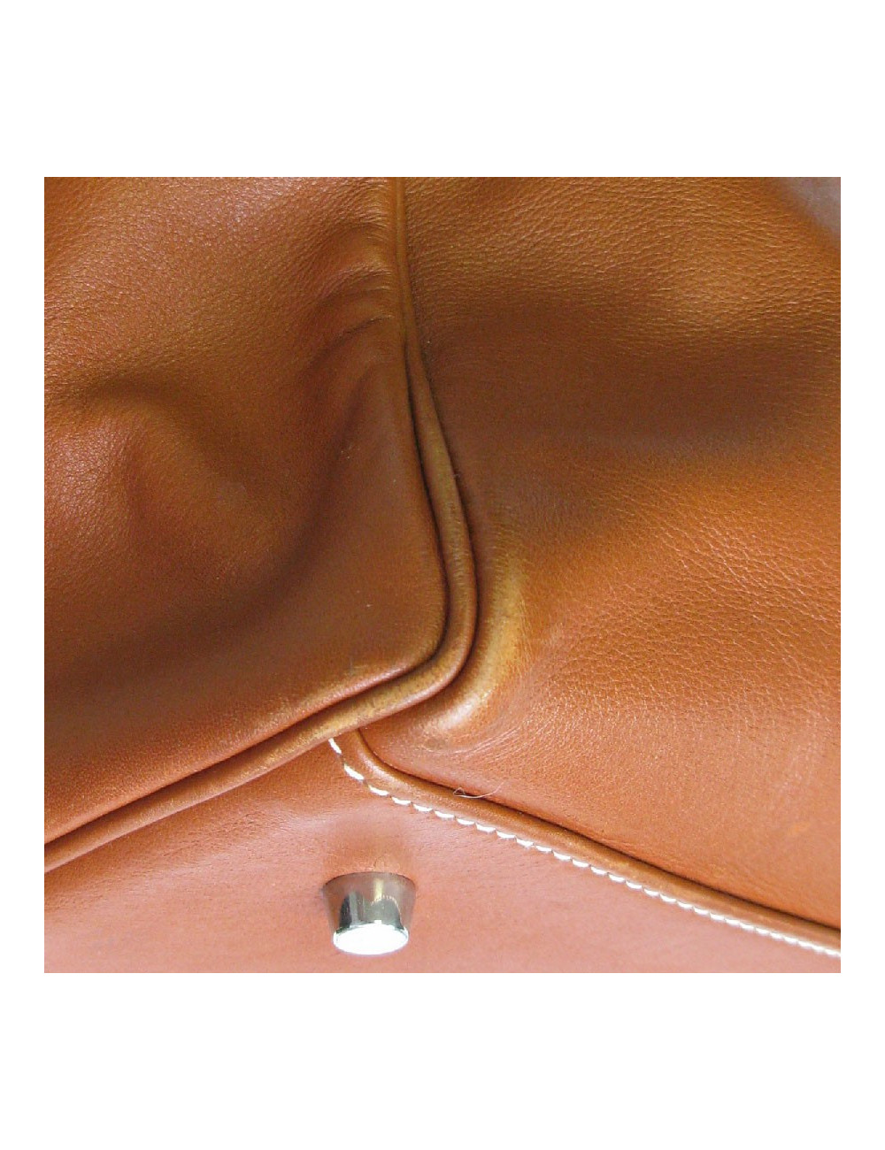 HERMÈS Kelly Relax bag in fawn sikkim smooth leather