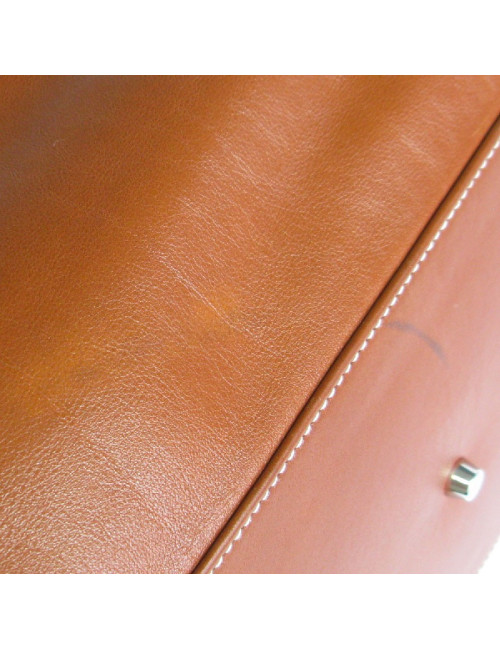 HERMÈS Kelly Relax bag in fawn sikkim smooth leather