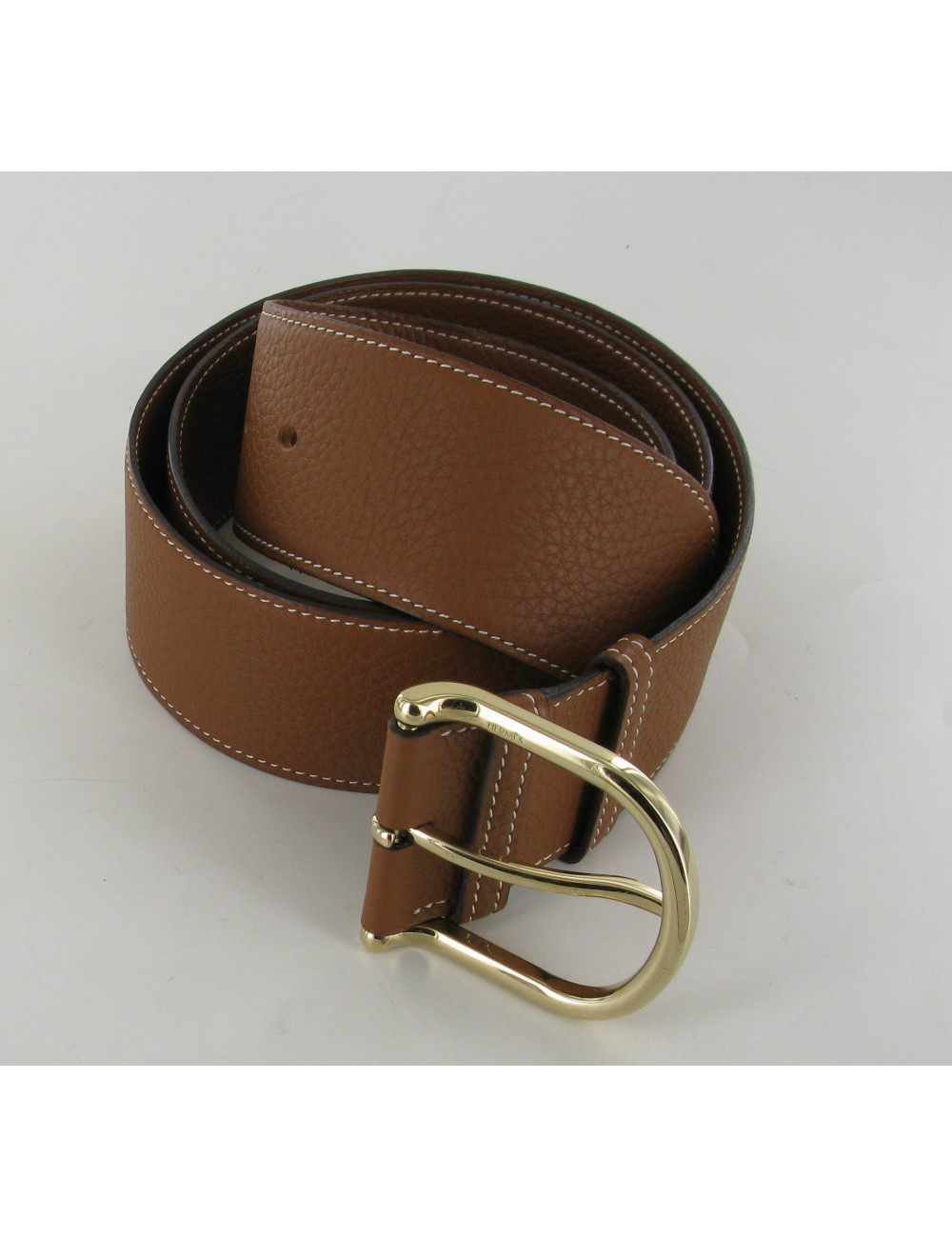 Ceinture HERMES taurillon gold