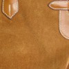 HERMÈS Birkin 40 bag Grizzli model in doblis calf and barénia fawn leather