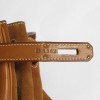 HERMÈS Birkin 40 bag Grizzli model in doblis calf and barénia fawn leather