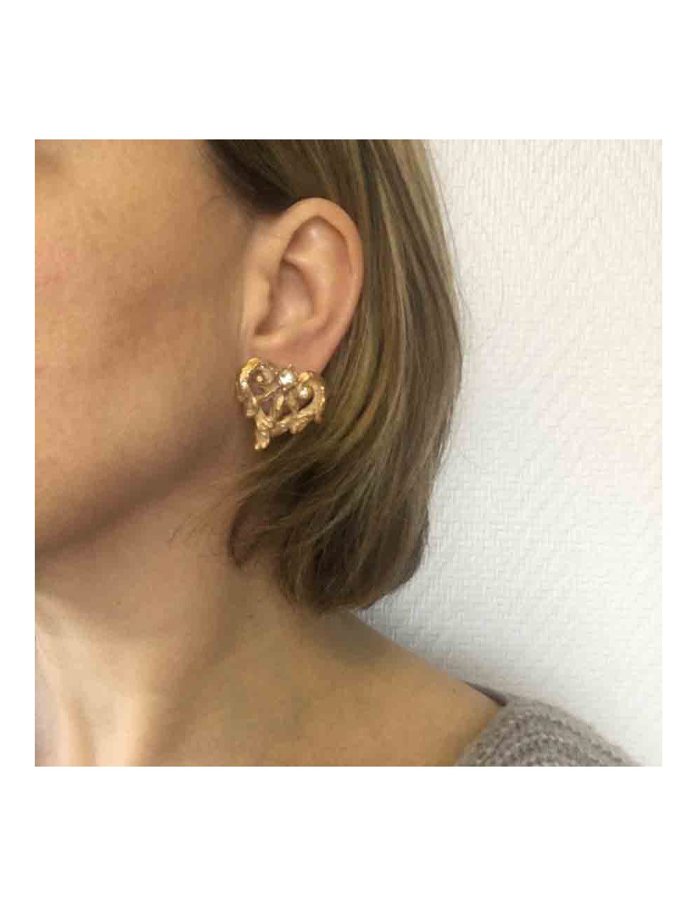 Boucles d'oreille clips CHRISTIAN LACROIX Vintage