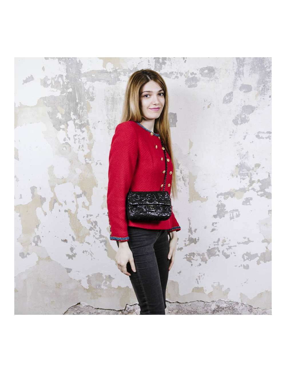 Sac timeless CHANEL à sequins 