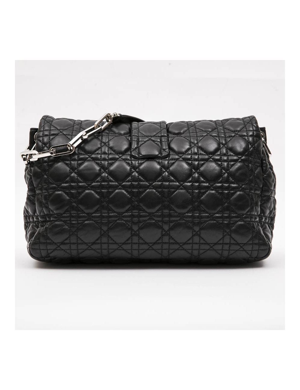 Sac DIOR cuir d'agneau matelassé noir