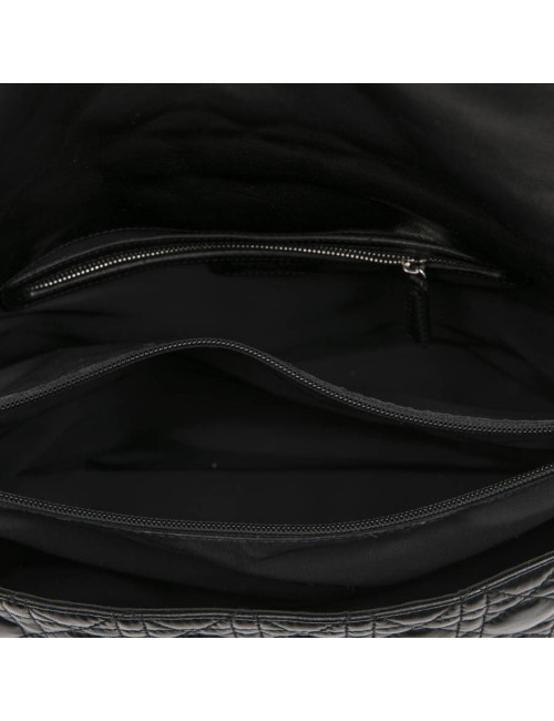 Sac DIOR cuir d'agneau matelassé noir