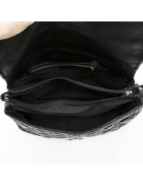 Sac DIOR cuir d'agneau matelassé noir