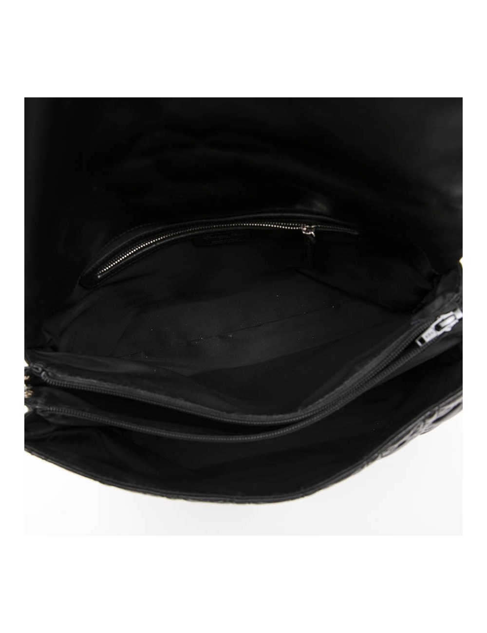 Sac DIOR cuir d'agneau matelassé noir