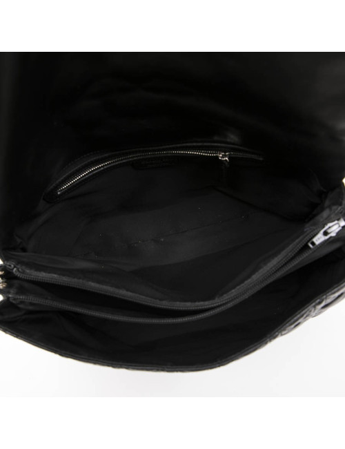 Sac DIOR cuir d'agneau matelassé noir