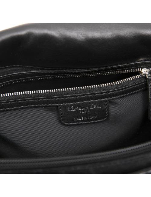 Sac DIOR cuir d'agneau matelassé noir
