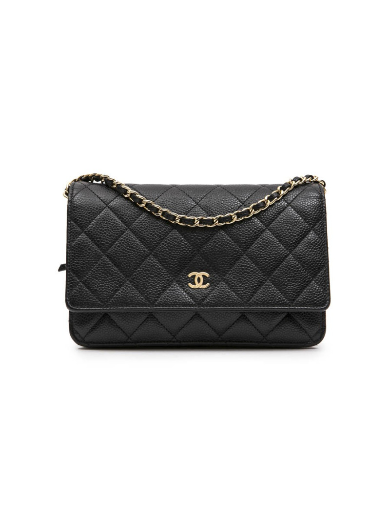 Sac wallet CHANEL cuir caviar 