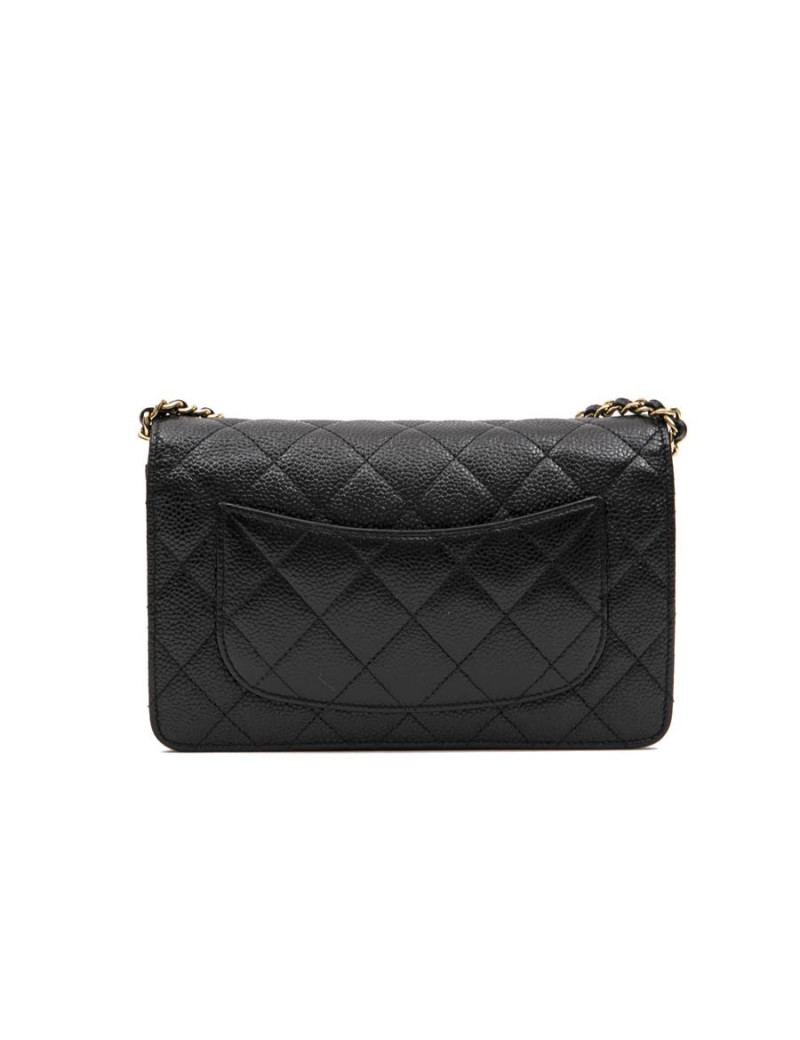 Sac wallet CHANEL cuir caviar 