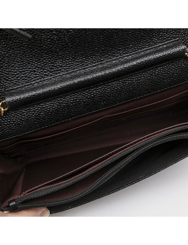 Sac wallet CHANEL cuir caviar 
