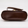 CHRISTIAN LACROIX vintage bag in smooth tawny leather