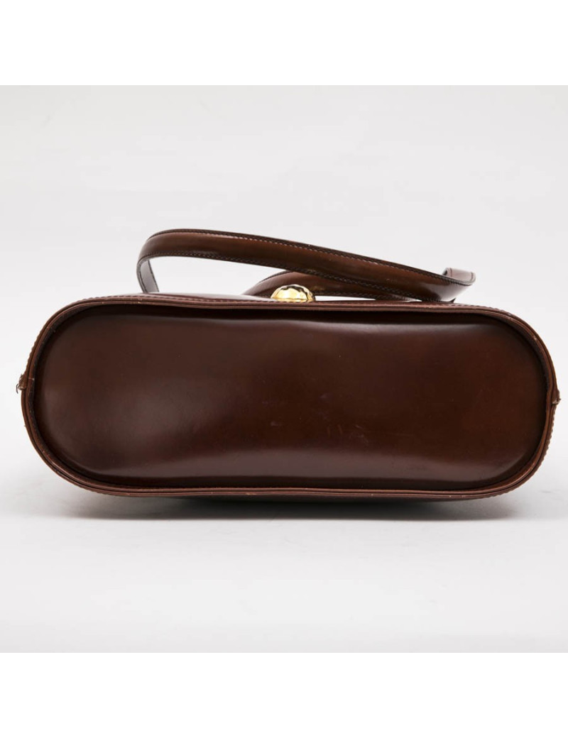 Sac CHRISTIAN LACROIX cuir lisse fauve