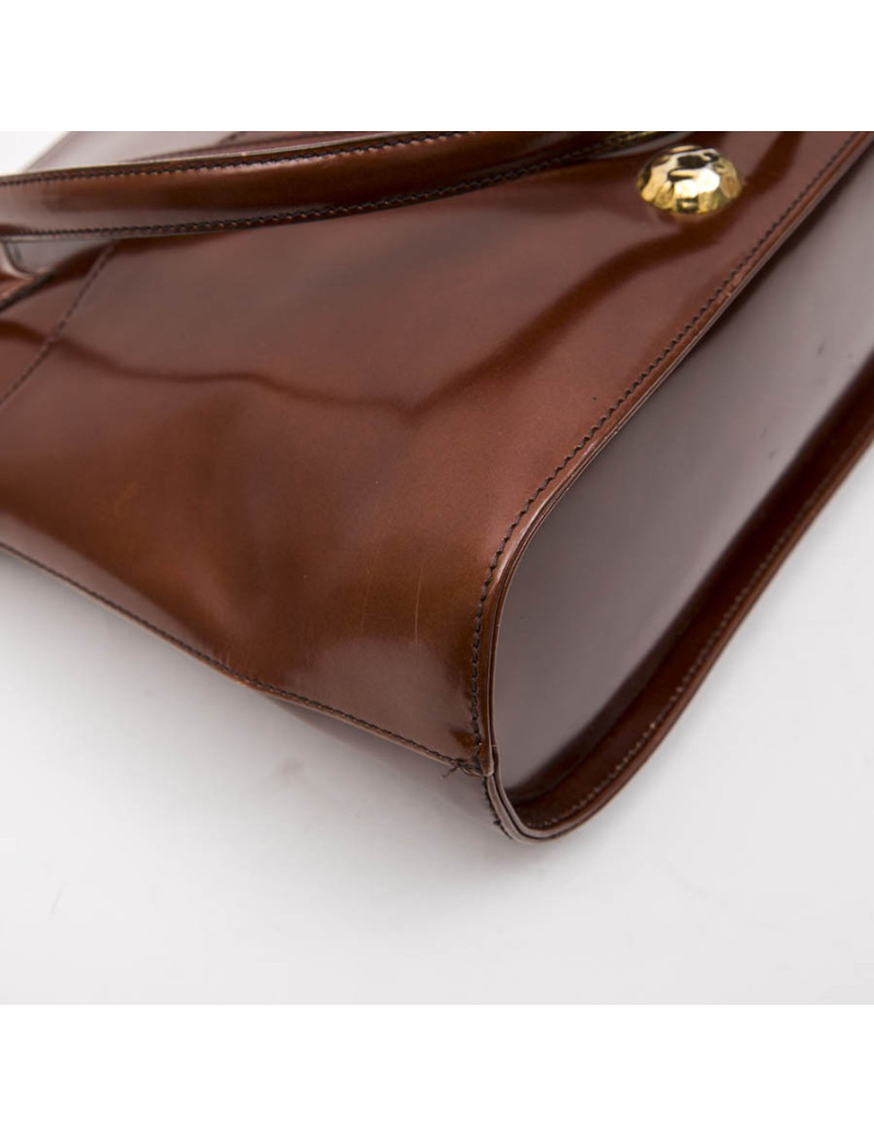 Sac CHRISTIAN LACROIX cuir lisse fauve