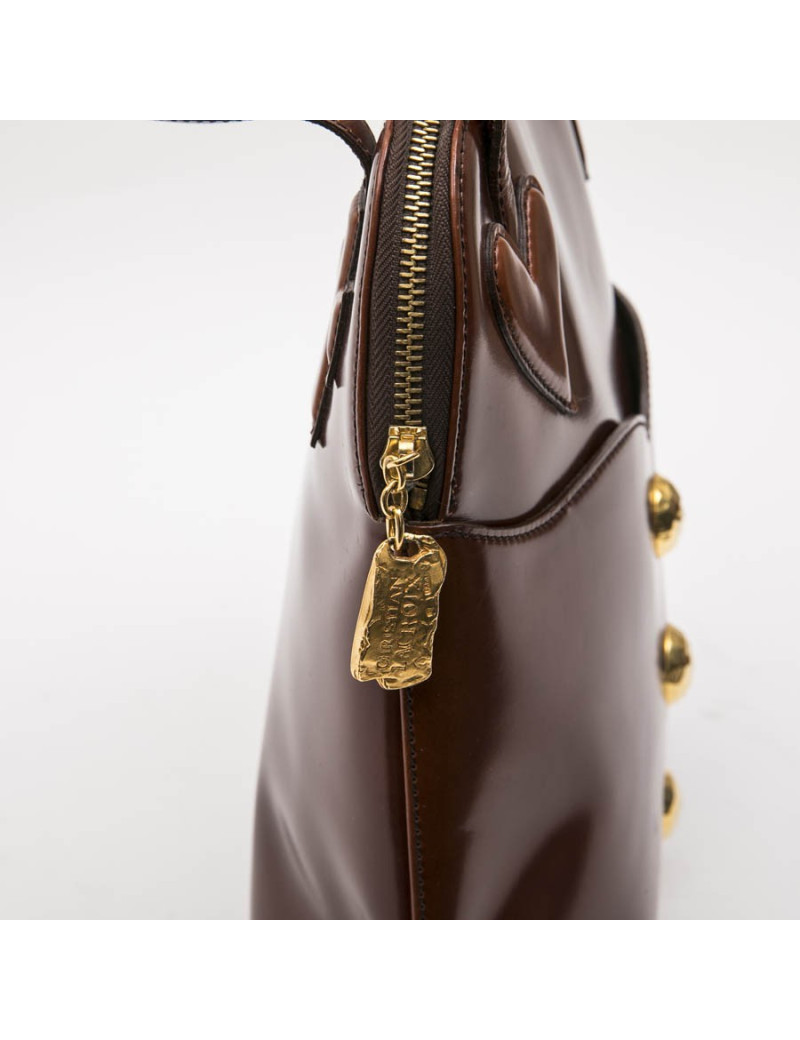 Sac CHRISTIAN LACROIX cuir lisse fauve