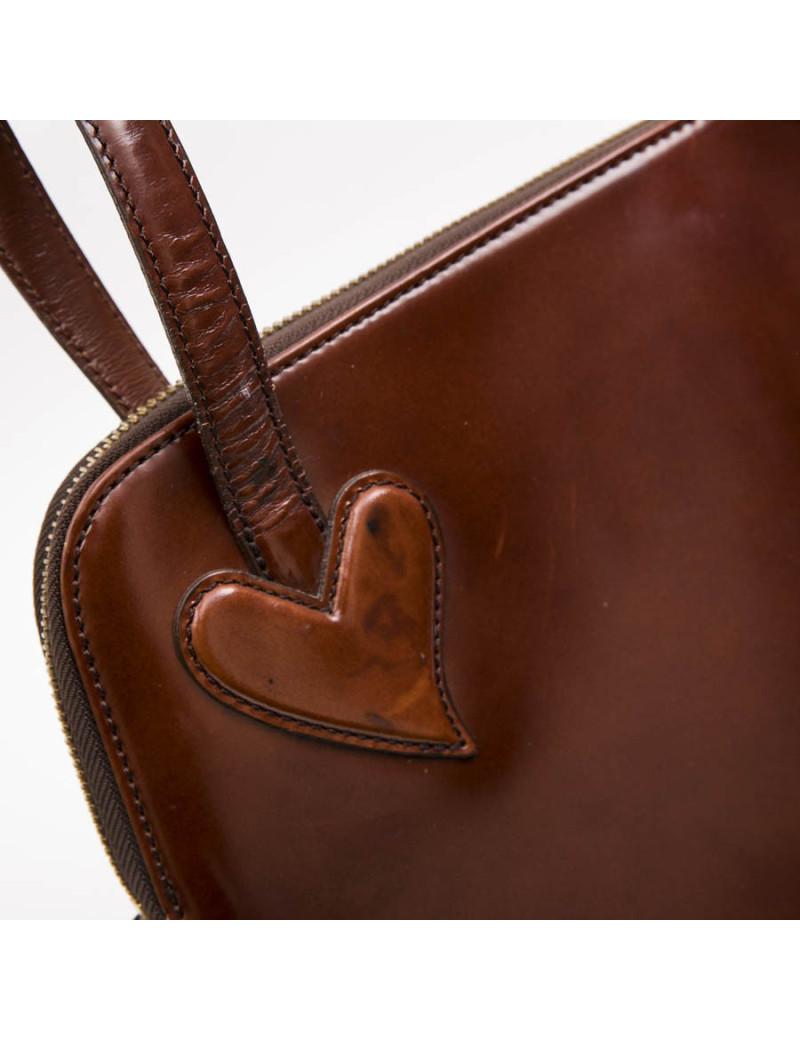 Sac CHRISTIAN LACROIX cuir lisse fauve