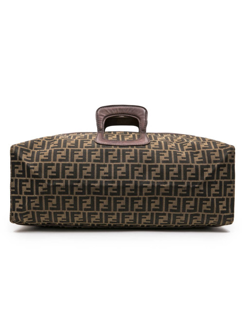 Sac boston FENDI monogram marron 