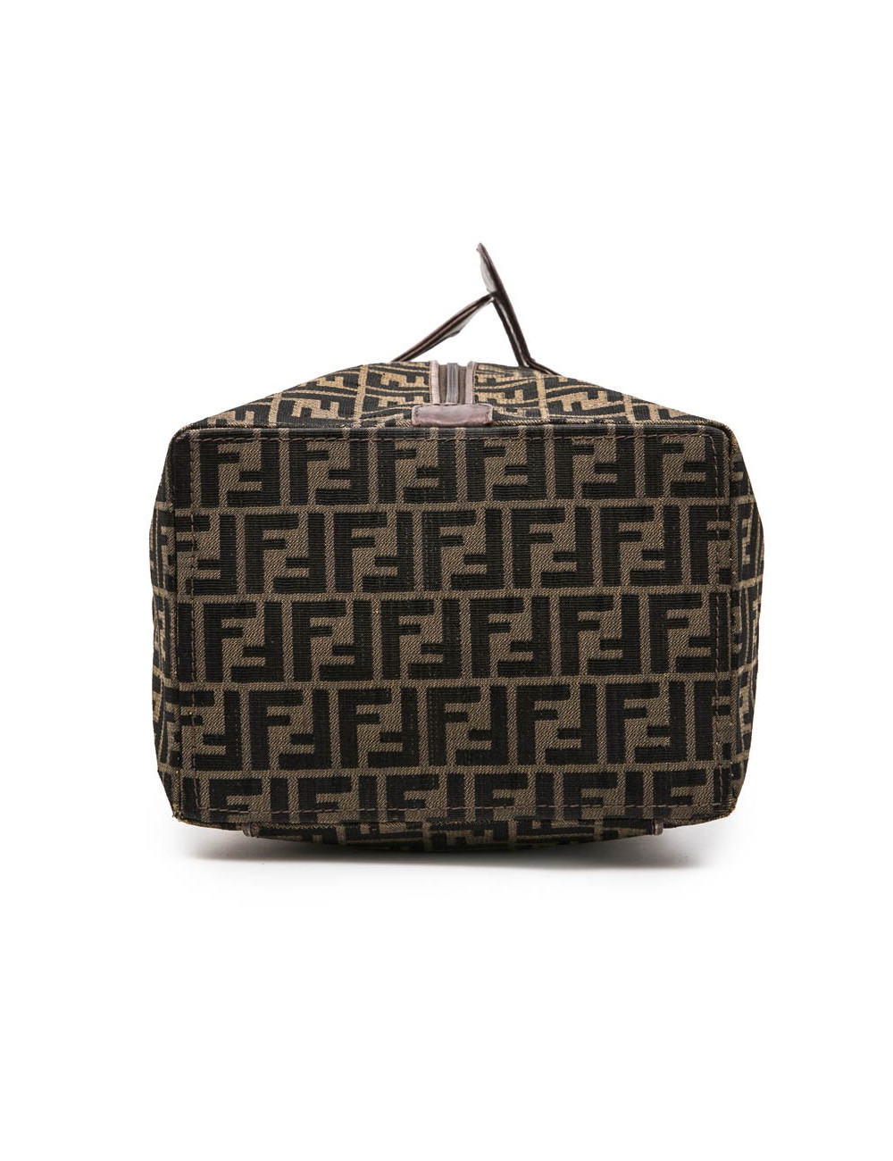 Sac boston FENDI monogram marron 