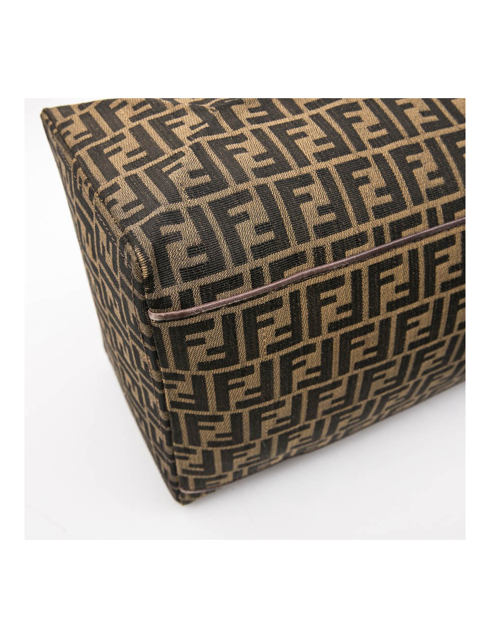 Sac boston FENDI monogram marron 