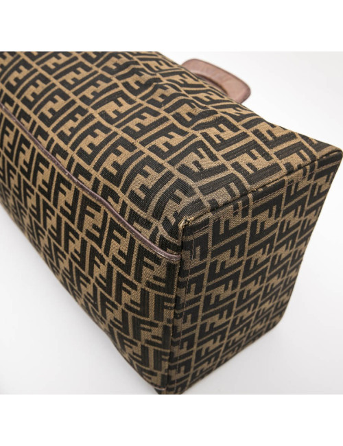 Sac boston FENDI monogram marron 