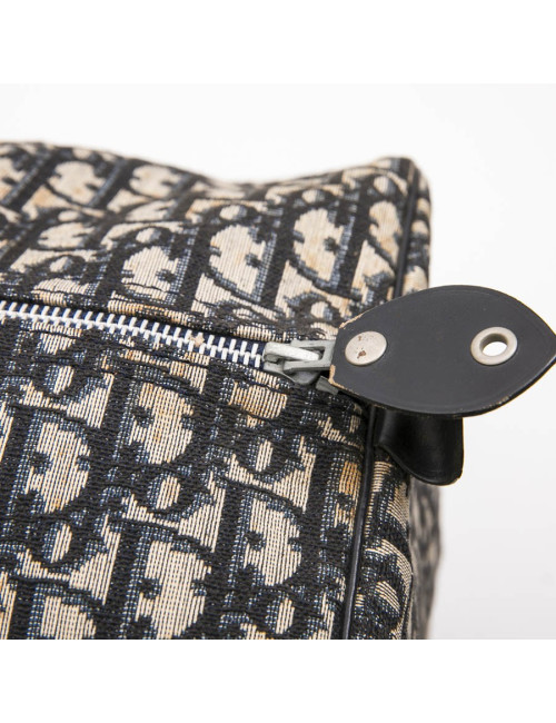 Sac Boston CHRISTIAN DIOR monogram bleu Vintage