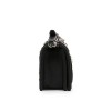 CHANEL Boy bag in black boiled wool with embroidered patches