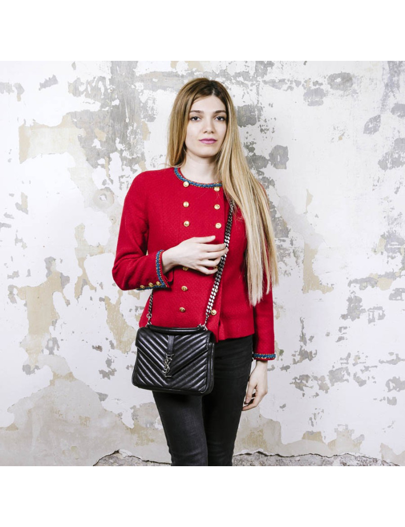 Sac  "Collège" SAINT LAURENT cuir 