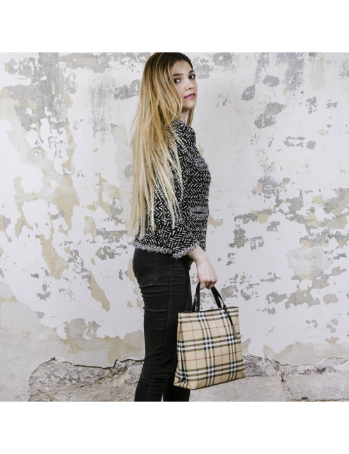 Sac BURBERRY en toile tartan