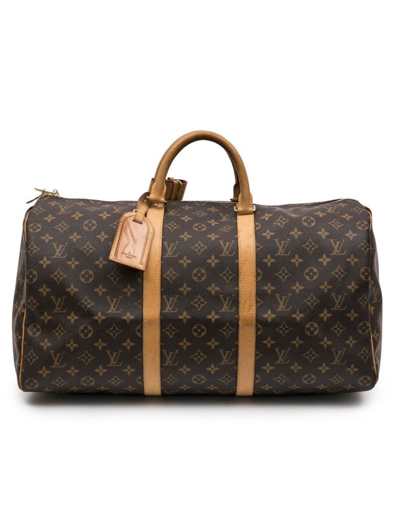 Sac Keepall 50 LOUIS VUITTON toile mongram