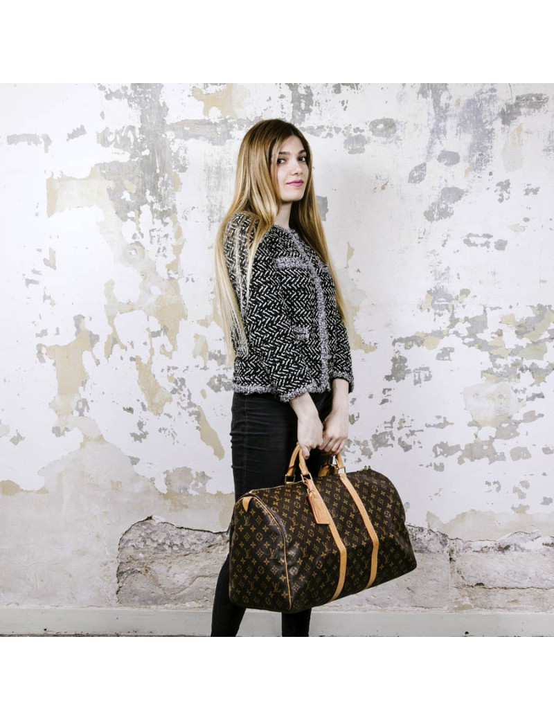 Sac Keepall 50 LOUIS VUITTON toile mongram