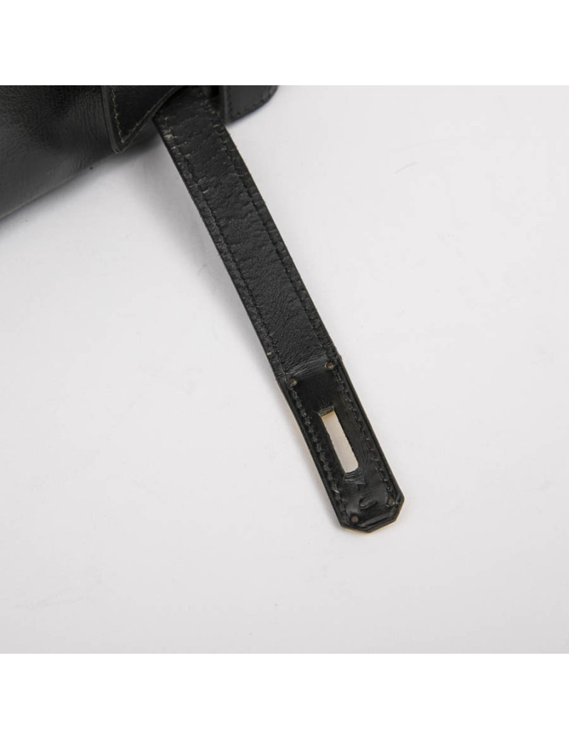 a réparer Kelly 32 HERMES vintage en cuir box noir