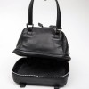 KARL LAGERFELD mini bowling bag in black leather
