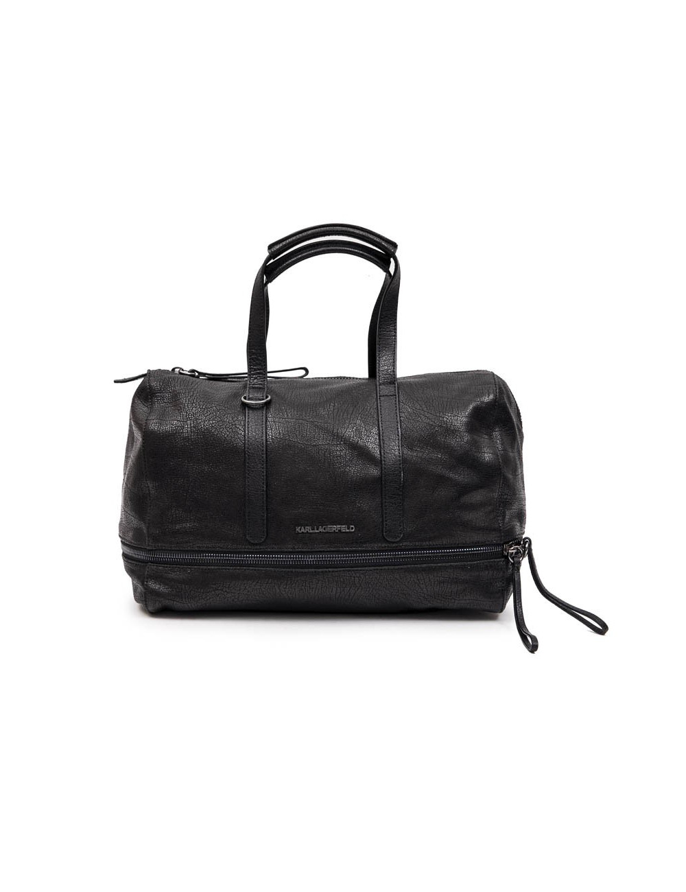 Cabas KARL LAGERFELD cuir grainé noir 