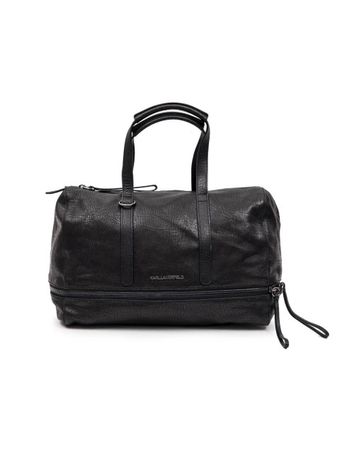 Cabas KARL LAGERFELD cuir grainé noir 